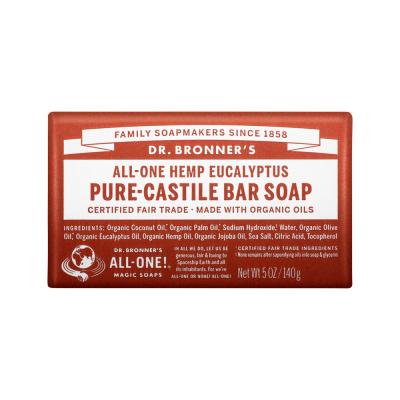 Dr. Bronner's Pure-Castile Bar Soap (Hemp All-One) Eucalyptus 140g